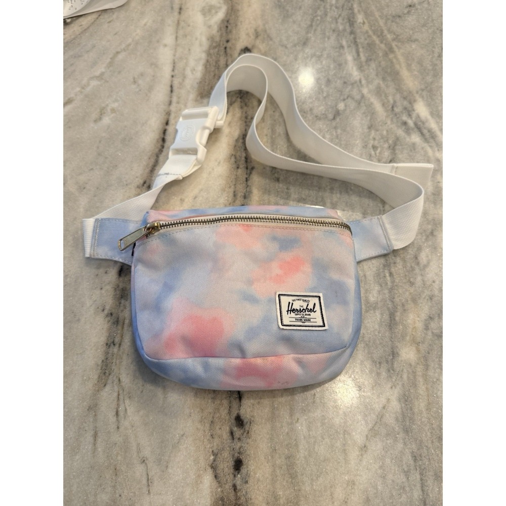 Herschel Grade Mini Messenger‎ Tie Dye Pink Blue White Crossbody Bag